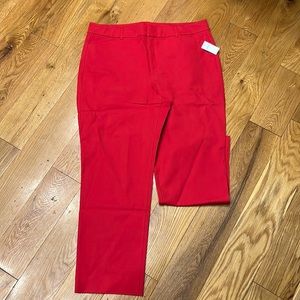 Red pixie pants